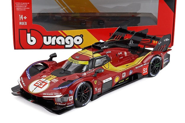 Ferrari 499P #51 3rd 24h LeMans 2025 Giovinazzi, Guidi, Calado - 1/24 Bburago