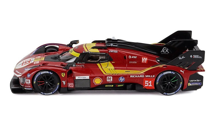 Ferrari 499P #51 3rd 24h LeMans 2025 Giovinazzi, Guidi, Calado - 1/24 Bburago