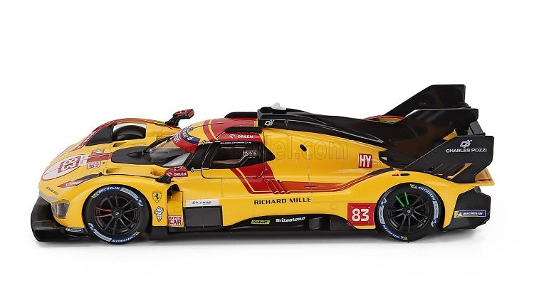 Ferrari 499P 24h LMS Hypercar 2025 Le Mans Champion #83 - 1/24 Bburago
