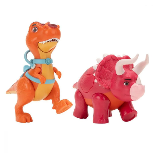 Set 2 figurine Dino Ranch - Biscuit si Angus