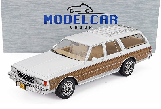 Chevrolet Caprice Estate Wagon 1985 alb - 1/18 Model Car Group