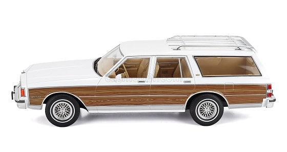Chevrolet Caprice Estate Wagon 1985 alb - 1/18 Model Car Group