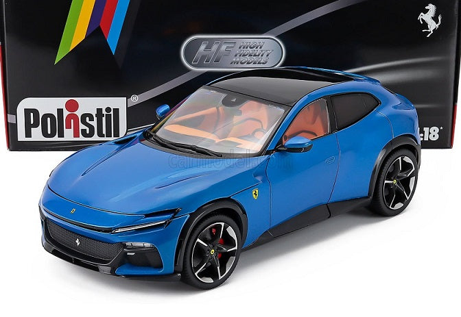 Ferrari Purosangue albastru - 1/18 Polistil