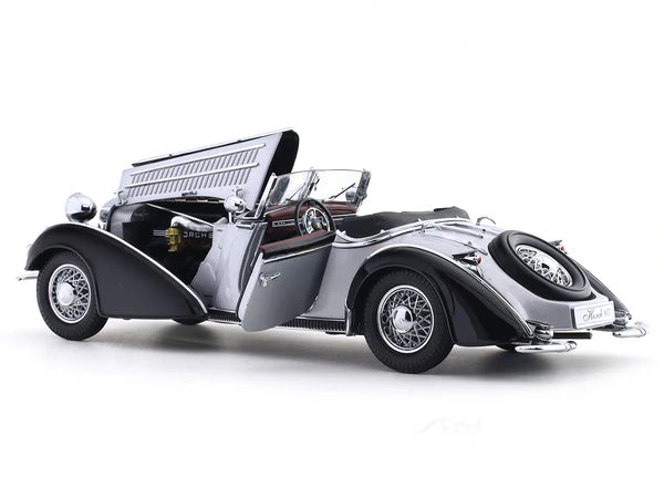 Horch 855 Roadster 1939 negru/argintiu - 1/18 Sun Star