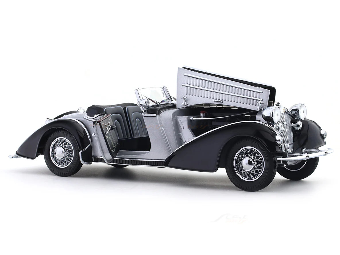 Horch 855 Roadster 1939 negru/argintiu - 1/18 Sun Star