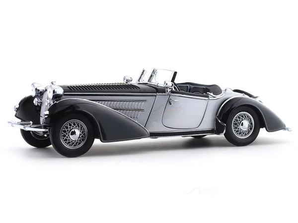 Horch 855 Roadster 1939 negru/argintiu - 1/18 Sun Star