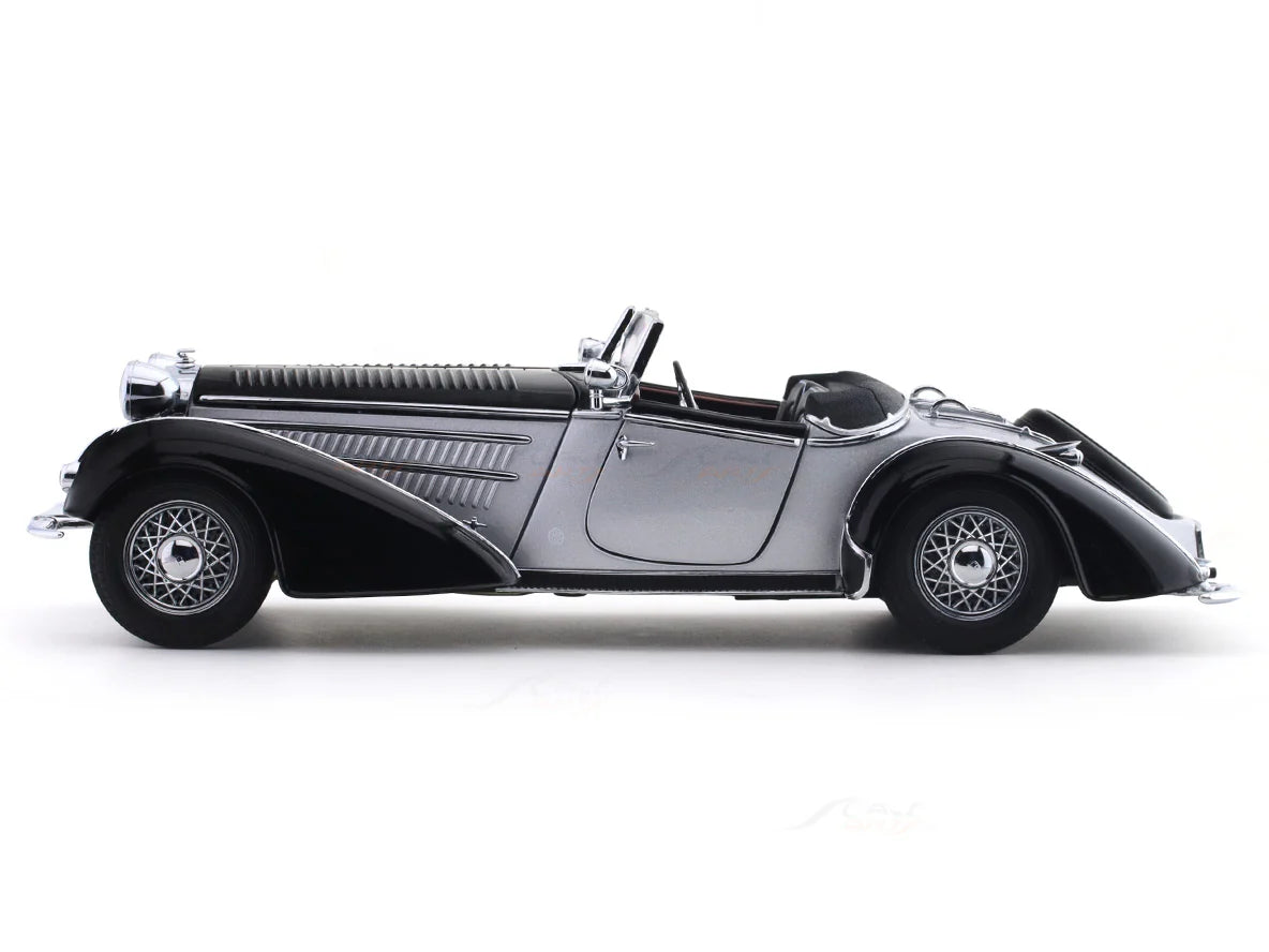 Horch 855 Roadster 1939 negru/argintiu - 1/18 Sun Star