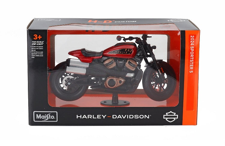 Motocicleta Harley Davidson Sportster S 2024 - 1/12 Maisto