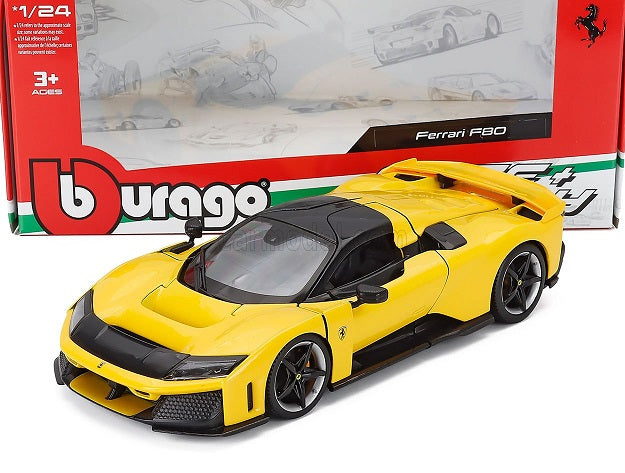 Ferrari F80 galben - 1/24 Bburago
