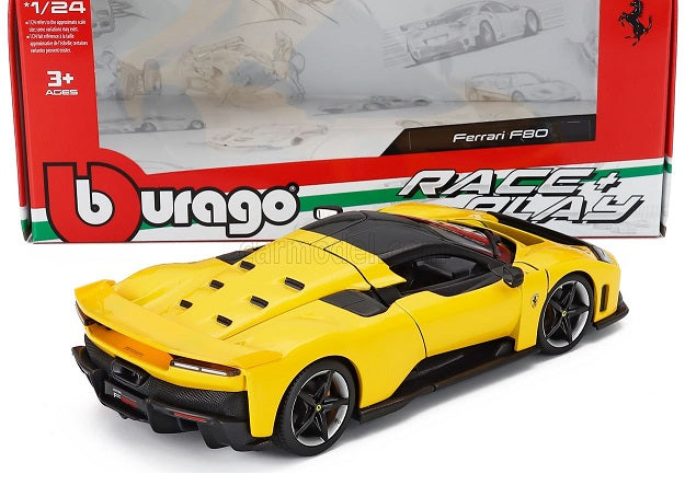 Ferrari F80 galben - 1/24 Bburago