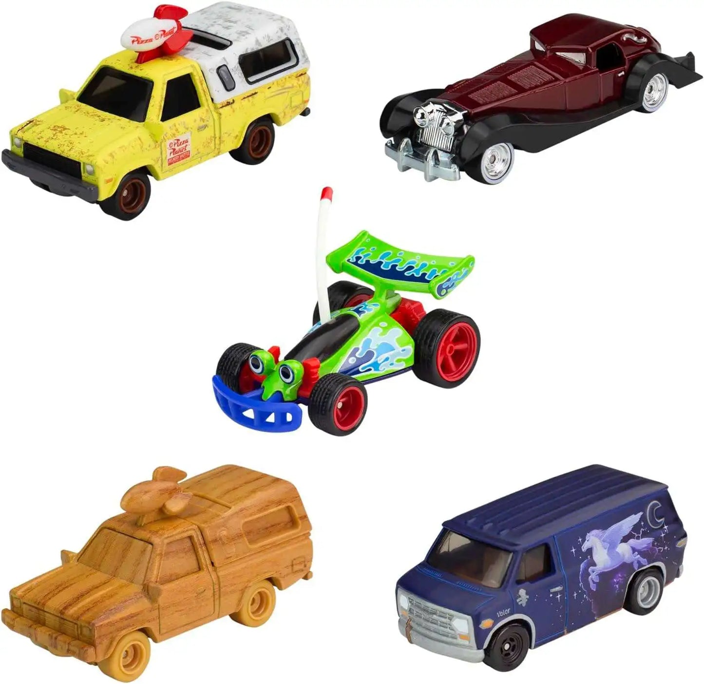 Set 5 masinute Disney 100 - 1/64 Hot Wheels Premium