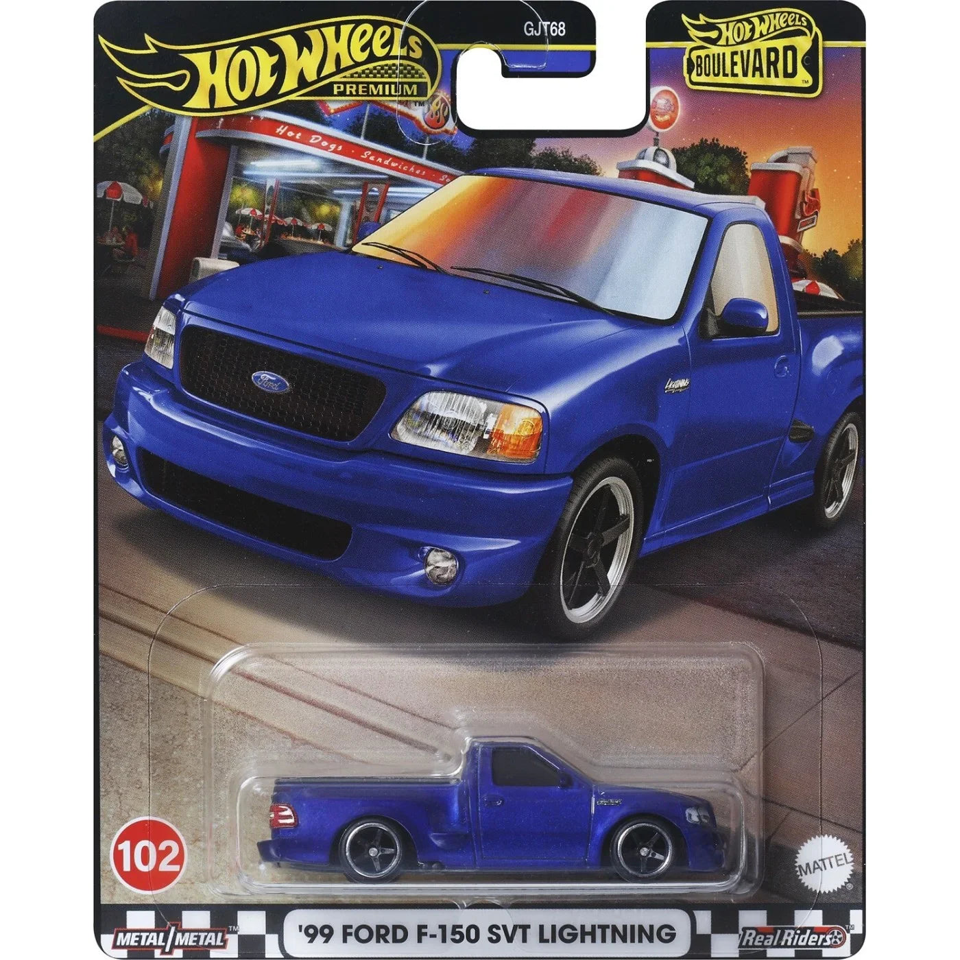 Masinuta Ford F-150 SVT Lightning 1999 - 1/64 HW Premium