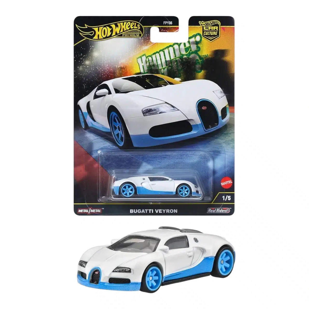 Masinuta Bugatti Veyron - 1/64 HW Premium