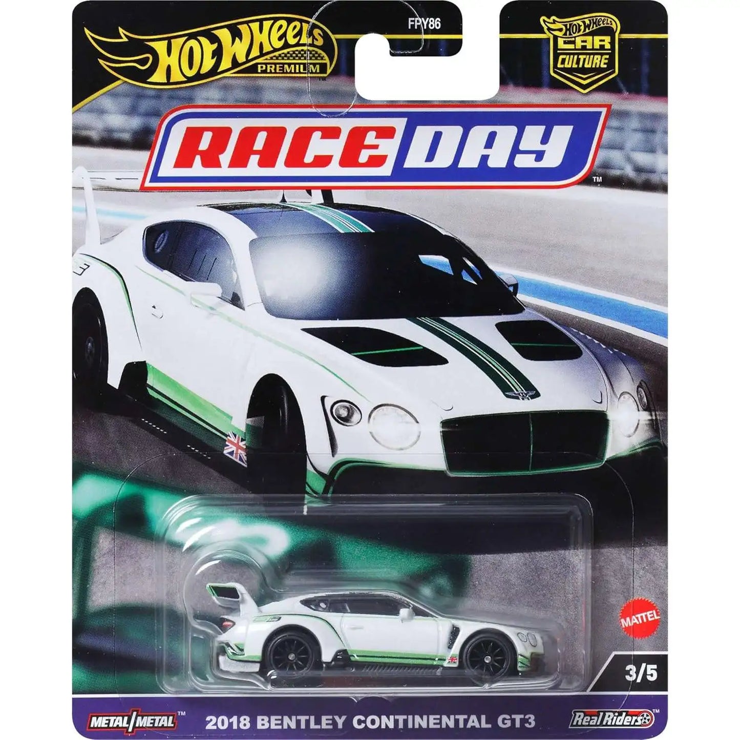 Bentley Continental GT3 2018 - 1/64 Hot Wheels Premium