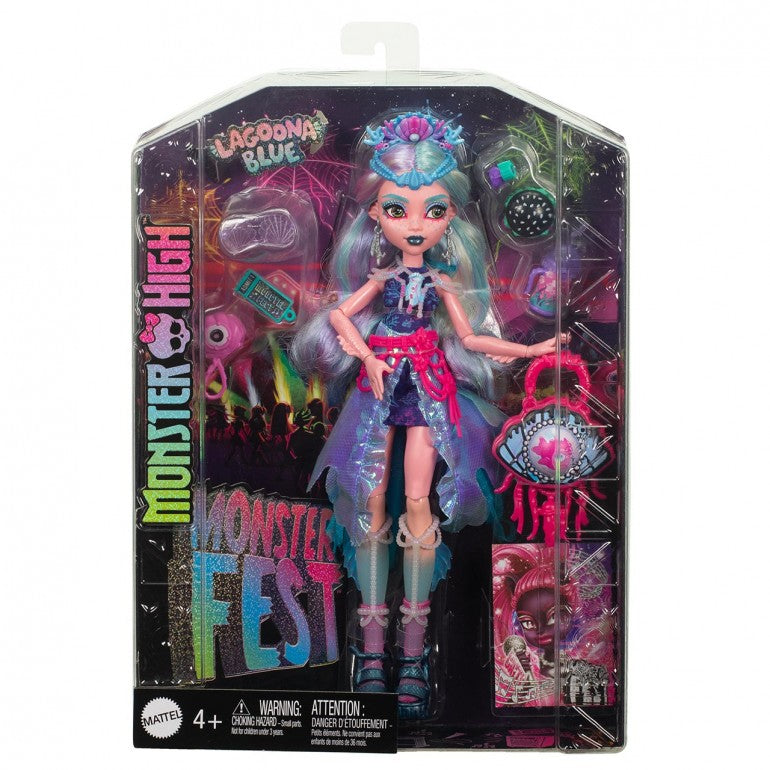 Papusa Lagoona Blue 30cm cu accesorii - Monster High