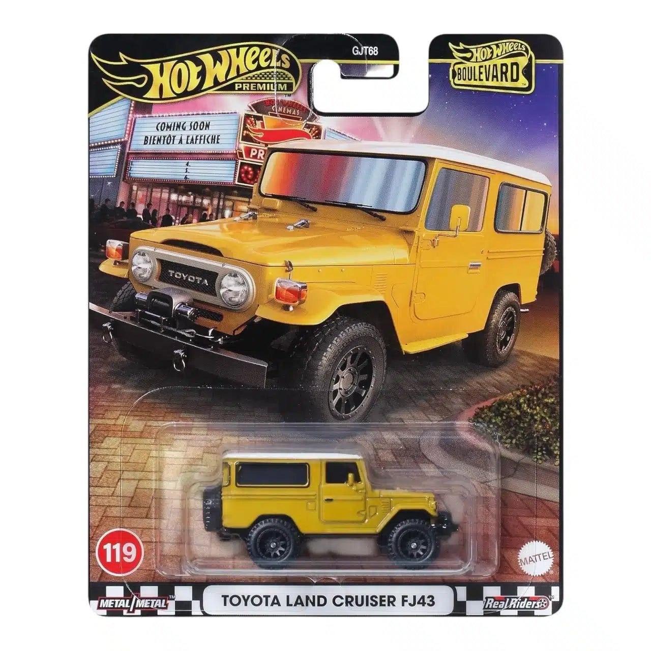Masinuta metalica Toyota Land Cruiser FJ43 - 1/64 HW Premium