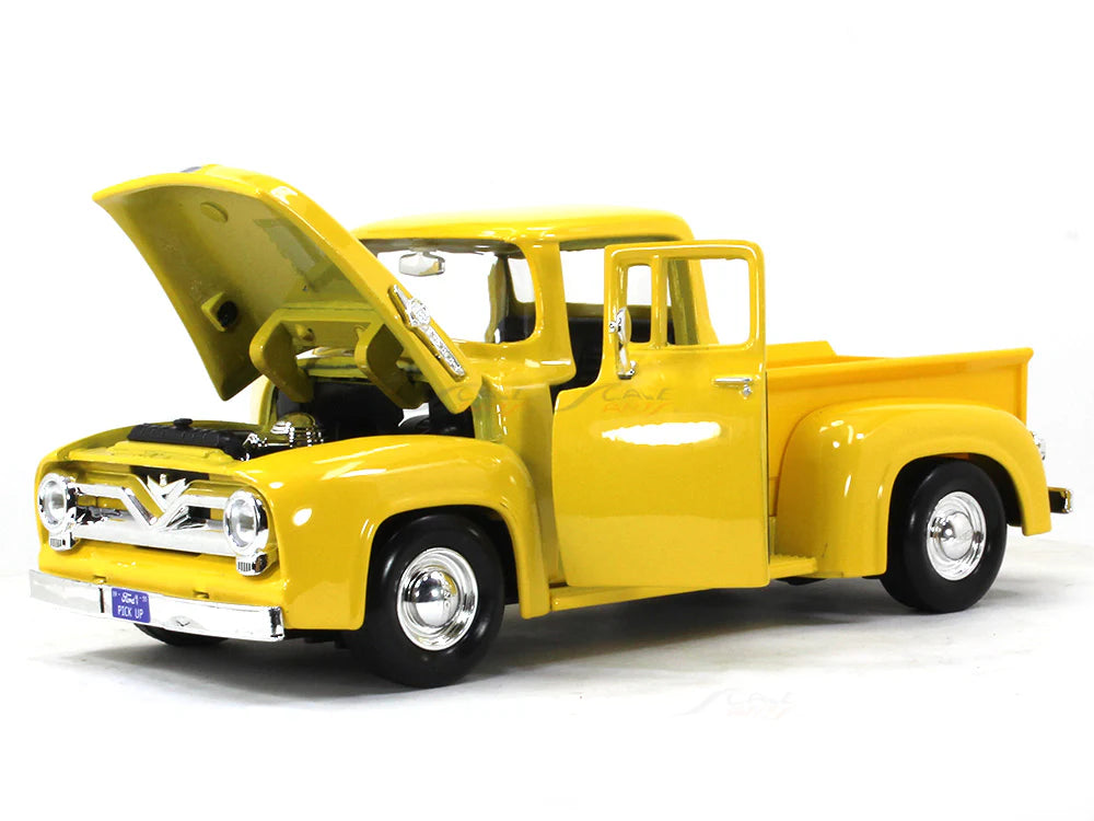 Ford F-100 Pickup 1955 galben - 1/24 Motormax