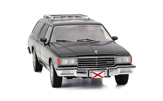 Chevrolet Caprice Estate Wagon 1985 negru/argintiu - 1/18 Model Car Group