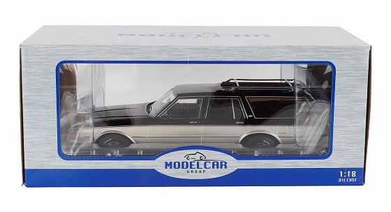 Chevrolet Caprice Estate Wagon 1985 negru/argintiu - 1/18 Model Car Group