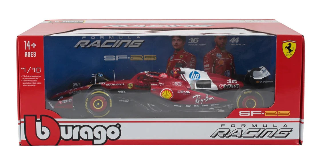 Formula 1 Ferrari SF-25 Charles Leclerc #16 2025 - 1/18 Bburago