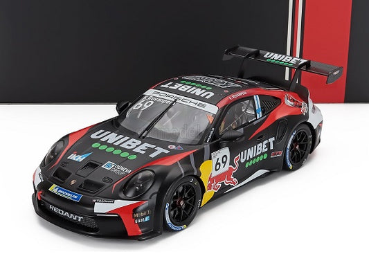Porsche 911 GT3 Cup #69 K.Rovanpera Zolder Porsche Cup Benelux 2024 - 1/18 Ixo Modelcars