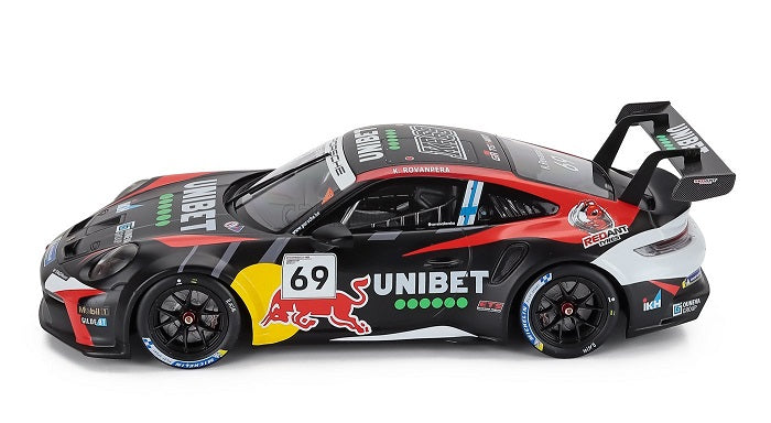 Porsche 911 GT3 Cup #69 K.Rovanpera Zolder Porsche Cup Benelux 2024 - 1/18 Ixo Modelcars