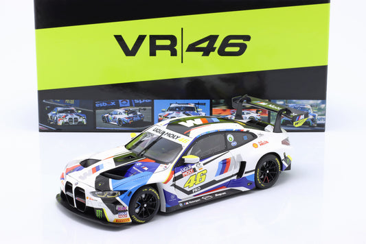 BMW M4 GT3 #46 2nd 12h Abu Dhabi 2023 Rossi, Vanthoor, Yelloly 1/546pcs - 1/18 Minichamps
