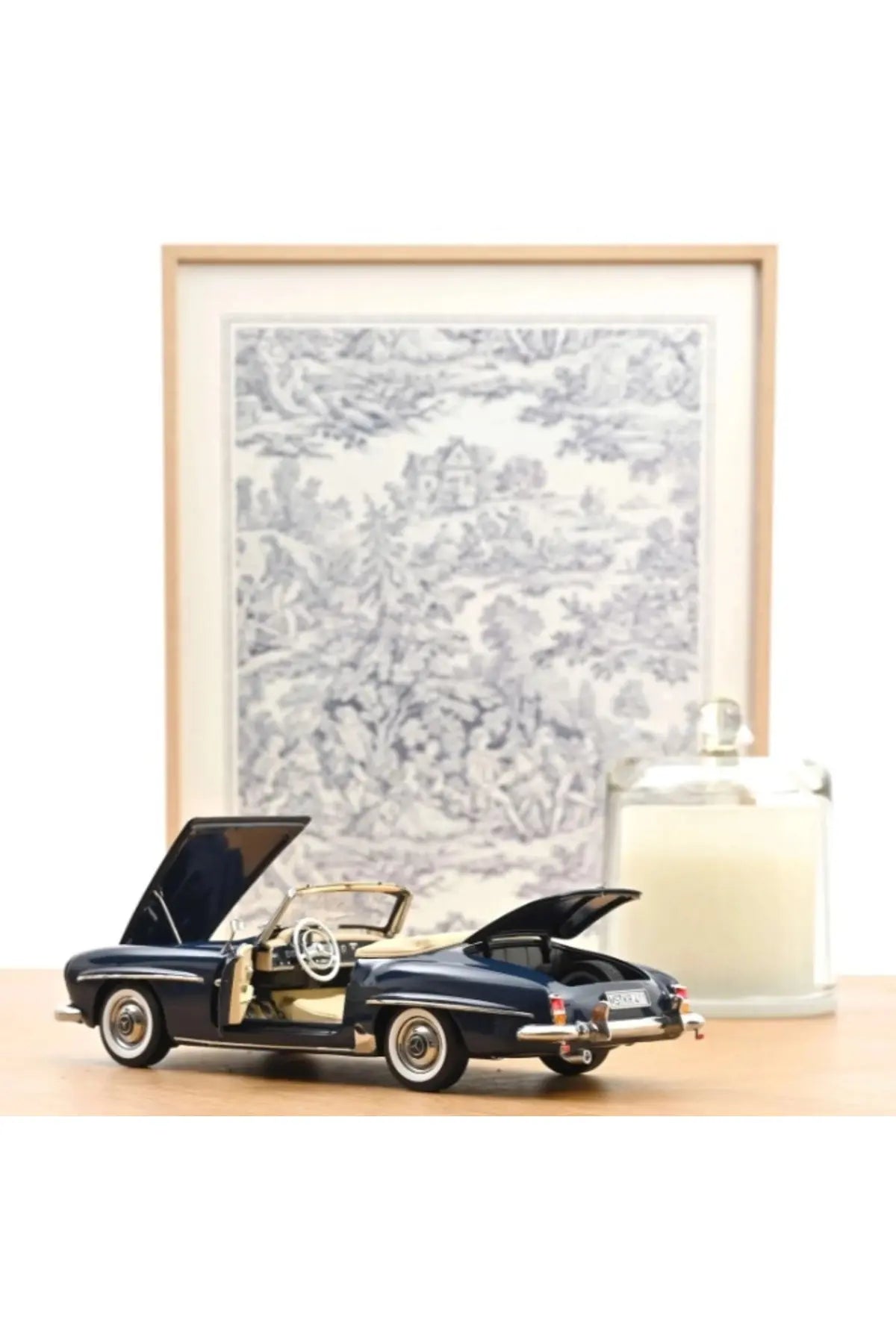 Mercedes-Benz 190 SL 1957 Middle blue - 1/18 Norev