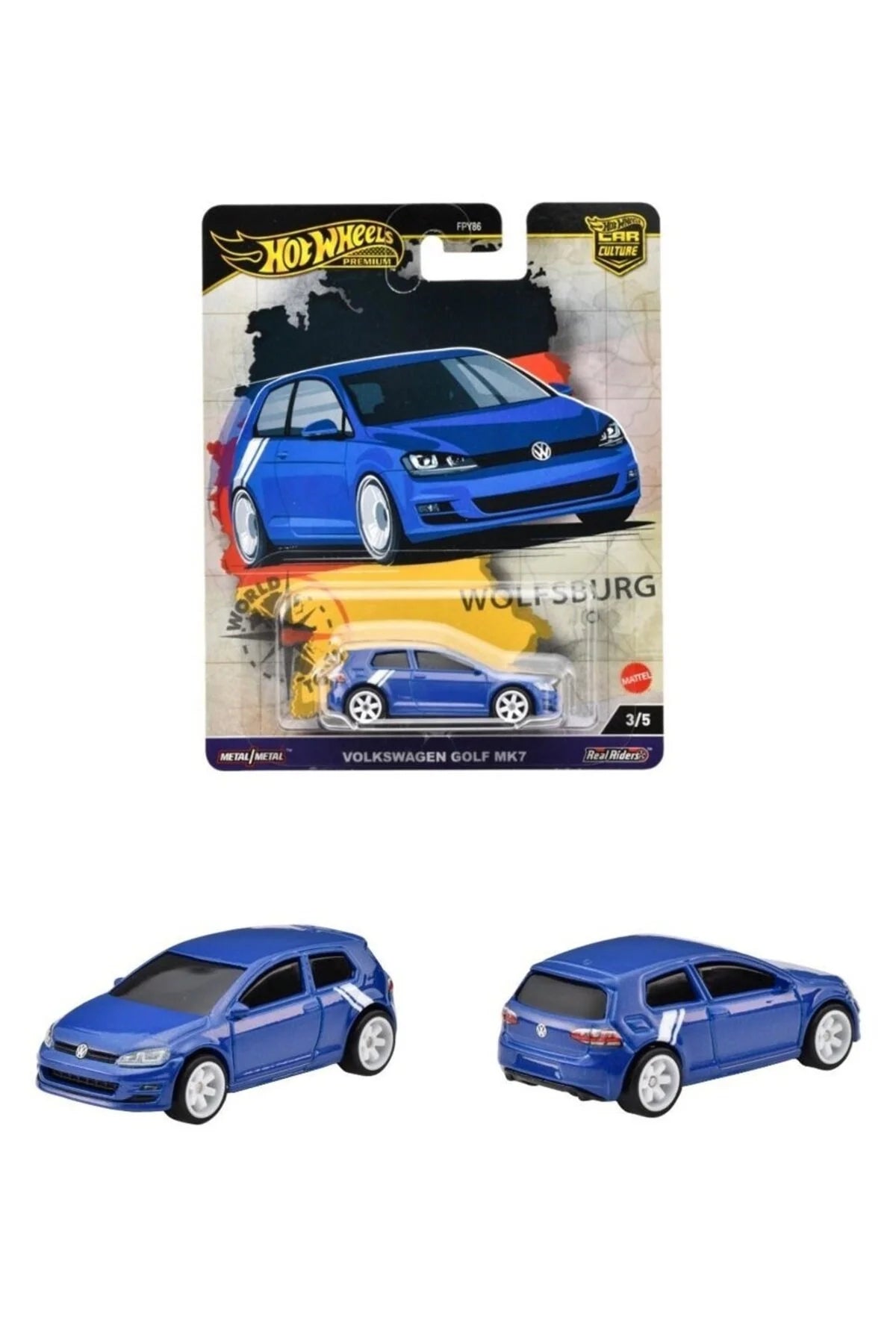 Volkswagen Golf MK7 - 1/64 Hot Wheels Premium