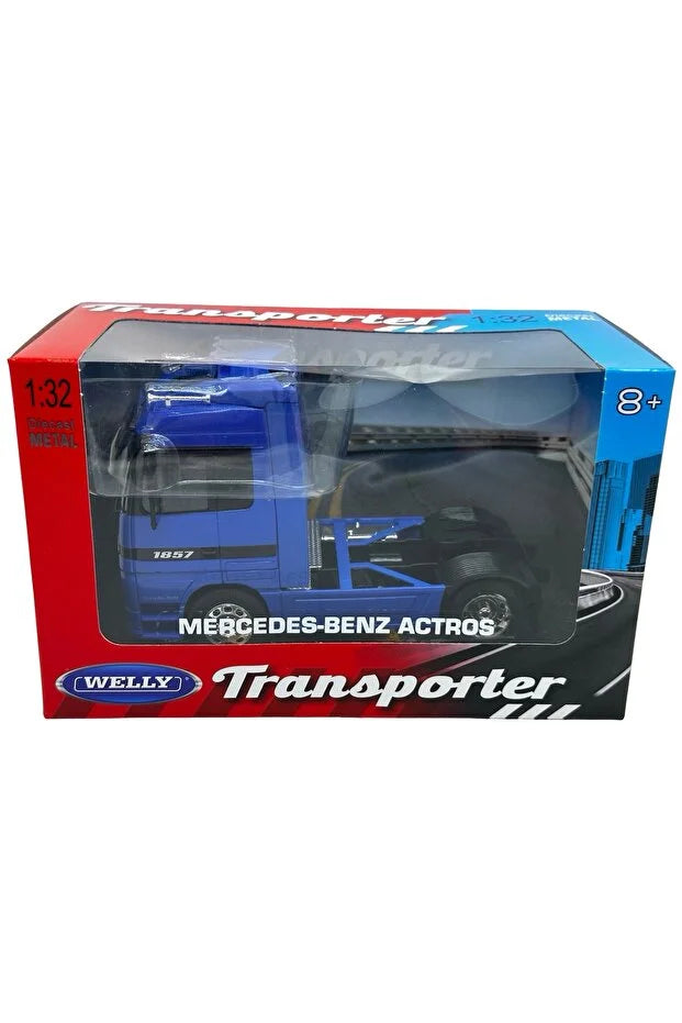 Camion Cap Tractor Mercedes-Benz Actros 1857 albastru - 1/32 Welly