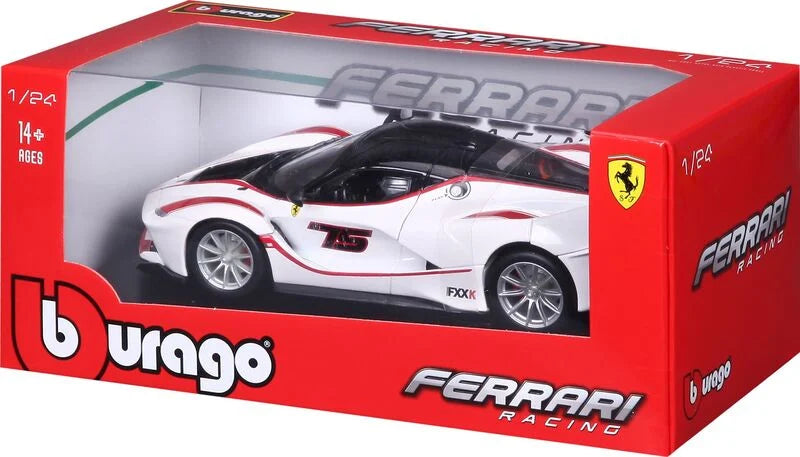 Ferrari Fxx k #75 alb - 1/24 Bburago