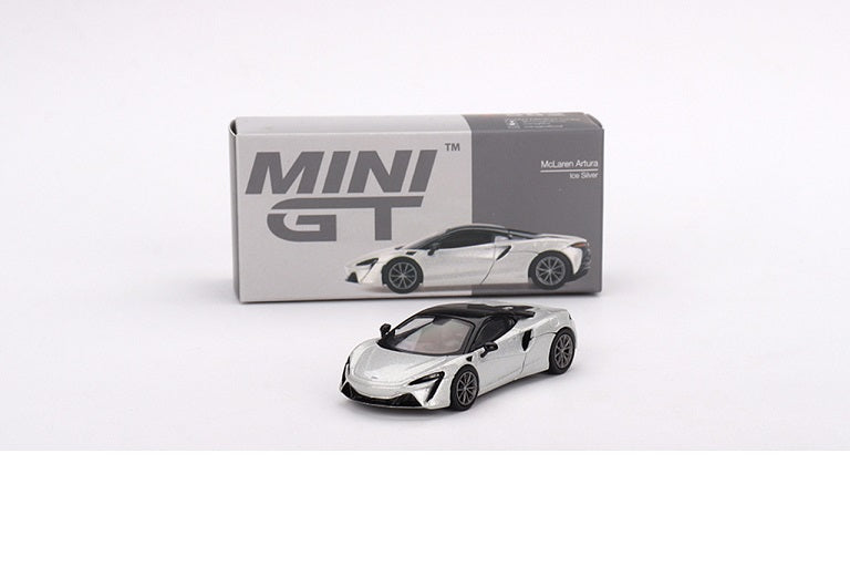 Mclaren Artura argintiu - 1/64 MiniGT