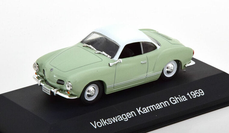 Volkswagen Karmann Ghia 1959 cu vitrina - 1/43 Altaya