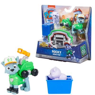SET figurine Paw Patrol - Rocky Hero Pup
