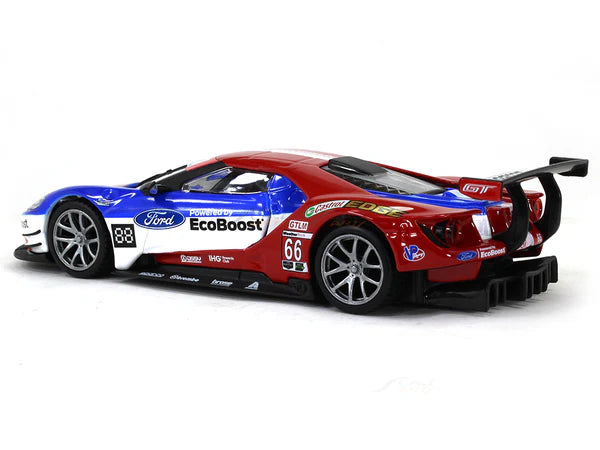 Ford GT Race Car #66 cu vitrina plexiglass - 1/32 Bburago