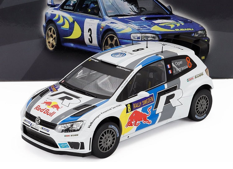 Volkswagen Polo WRC #8 Rally Sweden S.Ogier si J.Ingrassia - 1/18 Edicola
