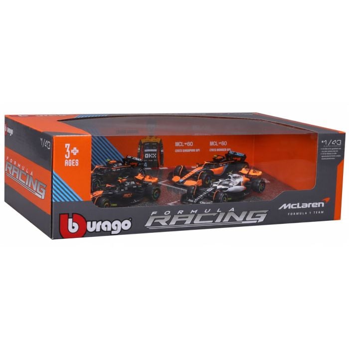 Set 4 machete Formula 1  #4 Lando Norris McLaren 2022-2023 - 1/43 Bburago
