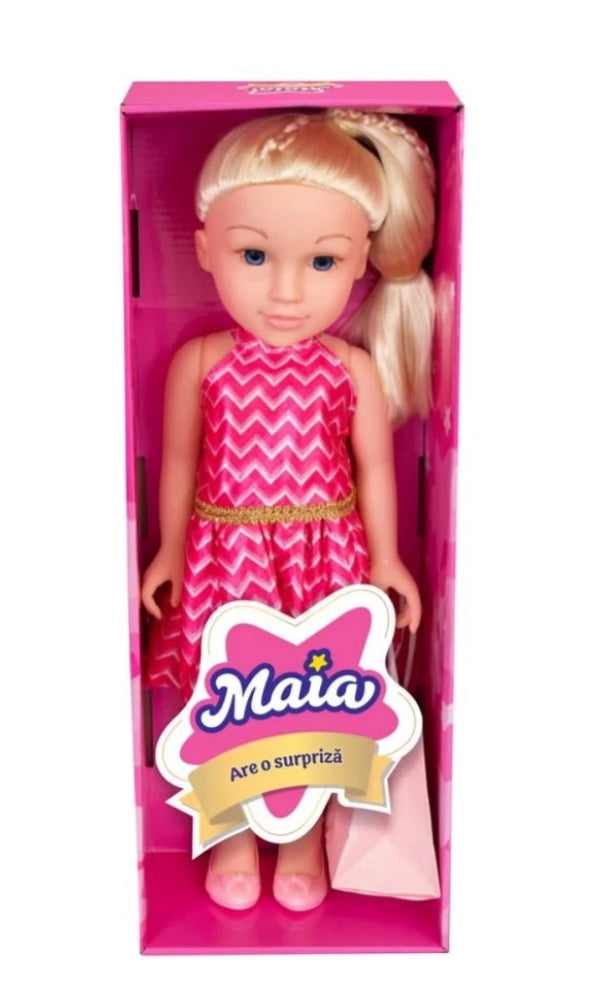 Papusa Maia blonda - Are o surpriza