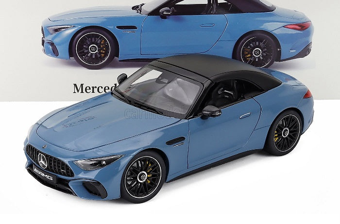 Mercedes SL 63 AMG albastru 1/1000pcs - 1/18 IScale