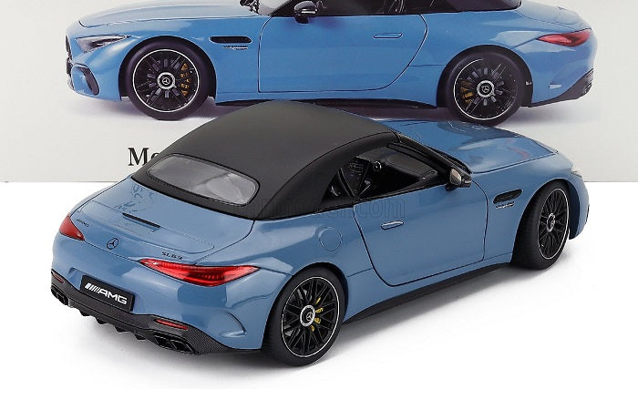 Mercedes SL 63 AMG albastru 1/1000pcs - 1/18 IScale