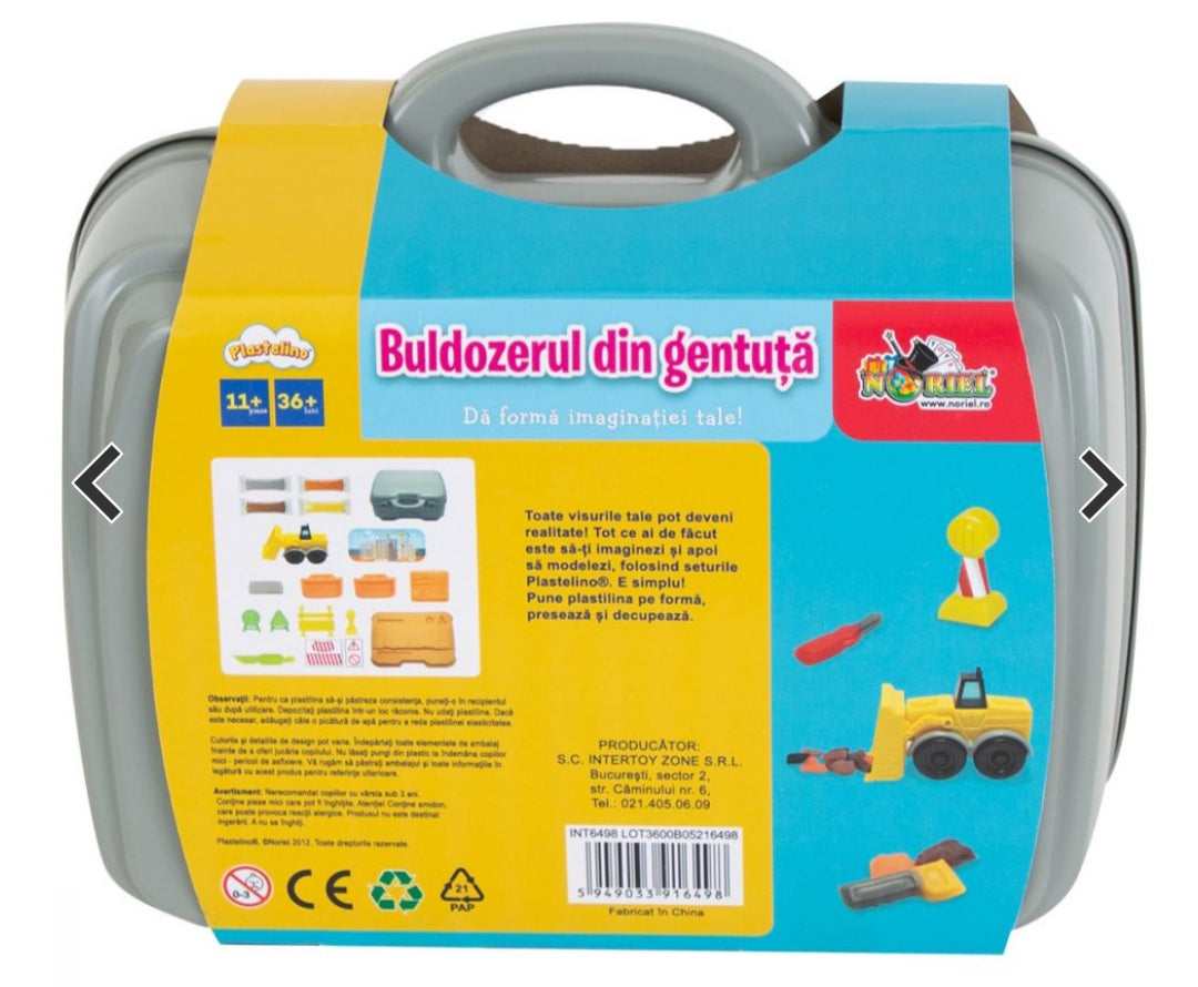 Set Plastelino - Buldozerul din gentuta