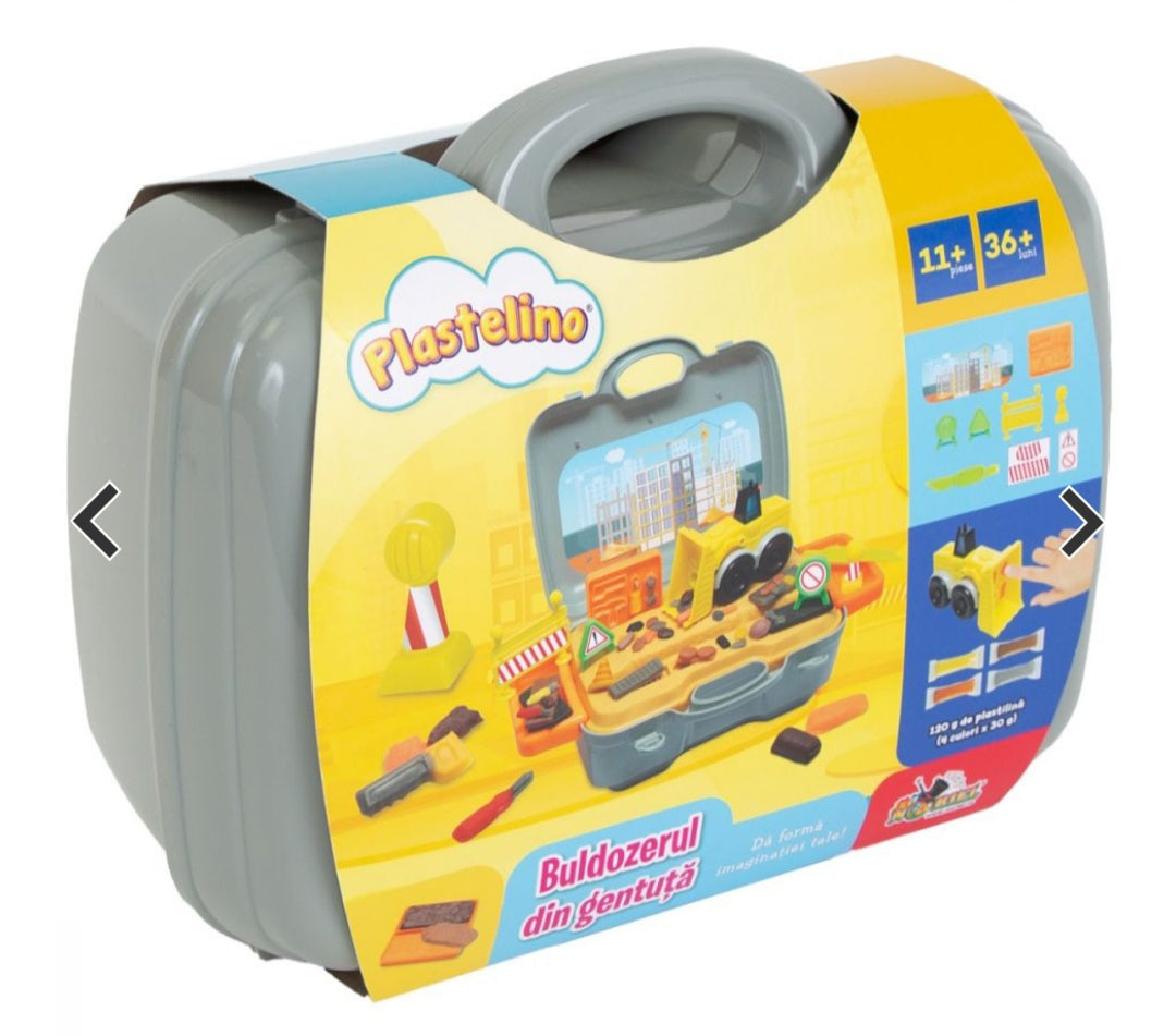 Set Plastelino - Buldozerul din gentuta