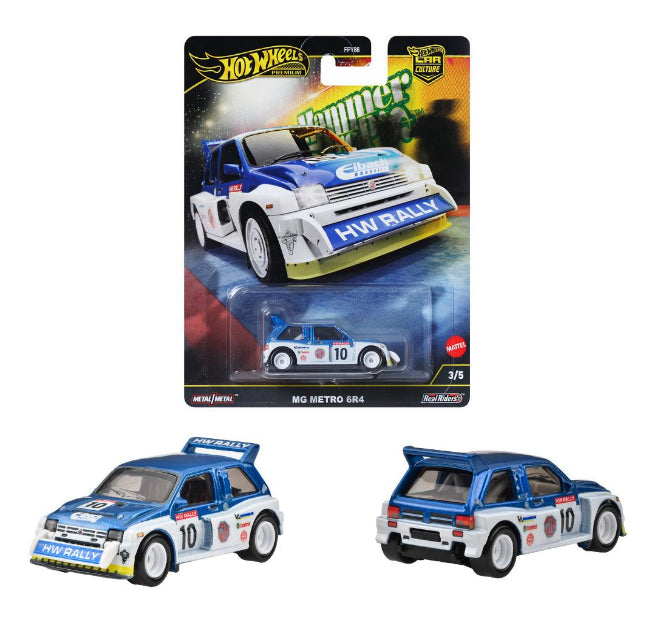 Masinuta metalica MG Metro 6R4 - 1/64 HW Premium