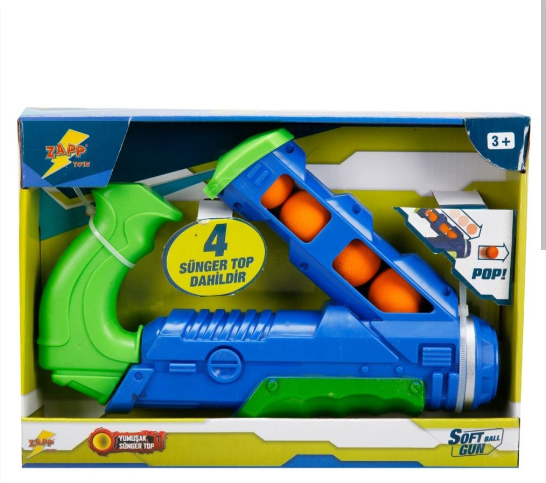 Pistol cu bile din burete - Zapp Toys