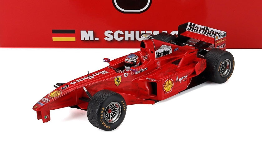 Formula 1 Ferrari Michael Schumacher Ferrari F300 3 Wheeler #3 Belgium GP F1 1998 - 1/18 WERK83 Moments