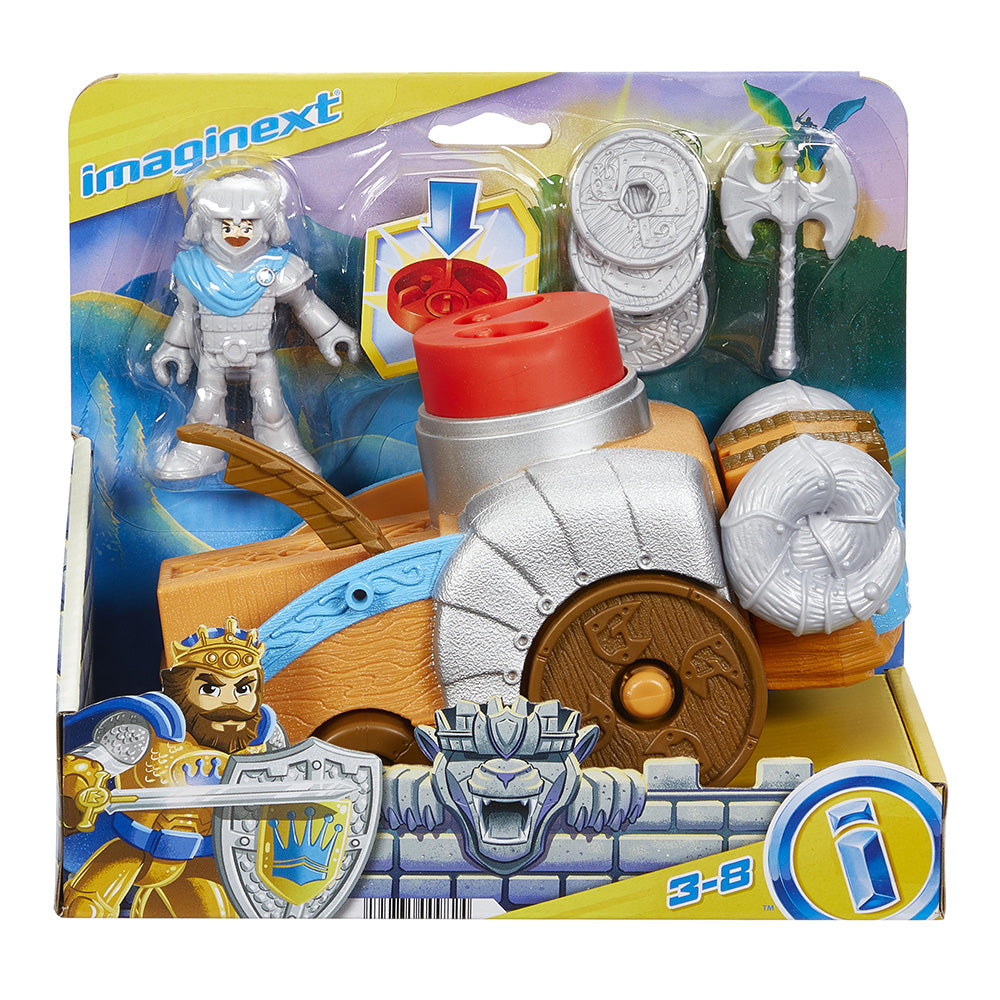 Figurina cavaler cu accesorii si vehicul - Imaginext