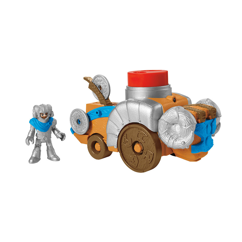 Figurina cavaler cu accesorii si vehicul - Imaginext