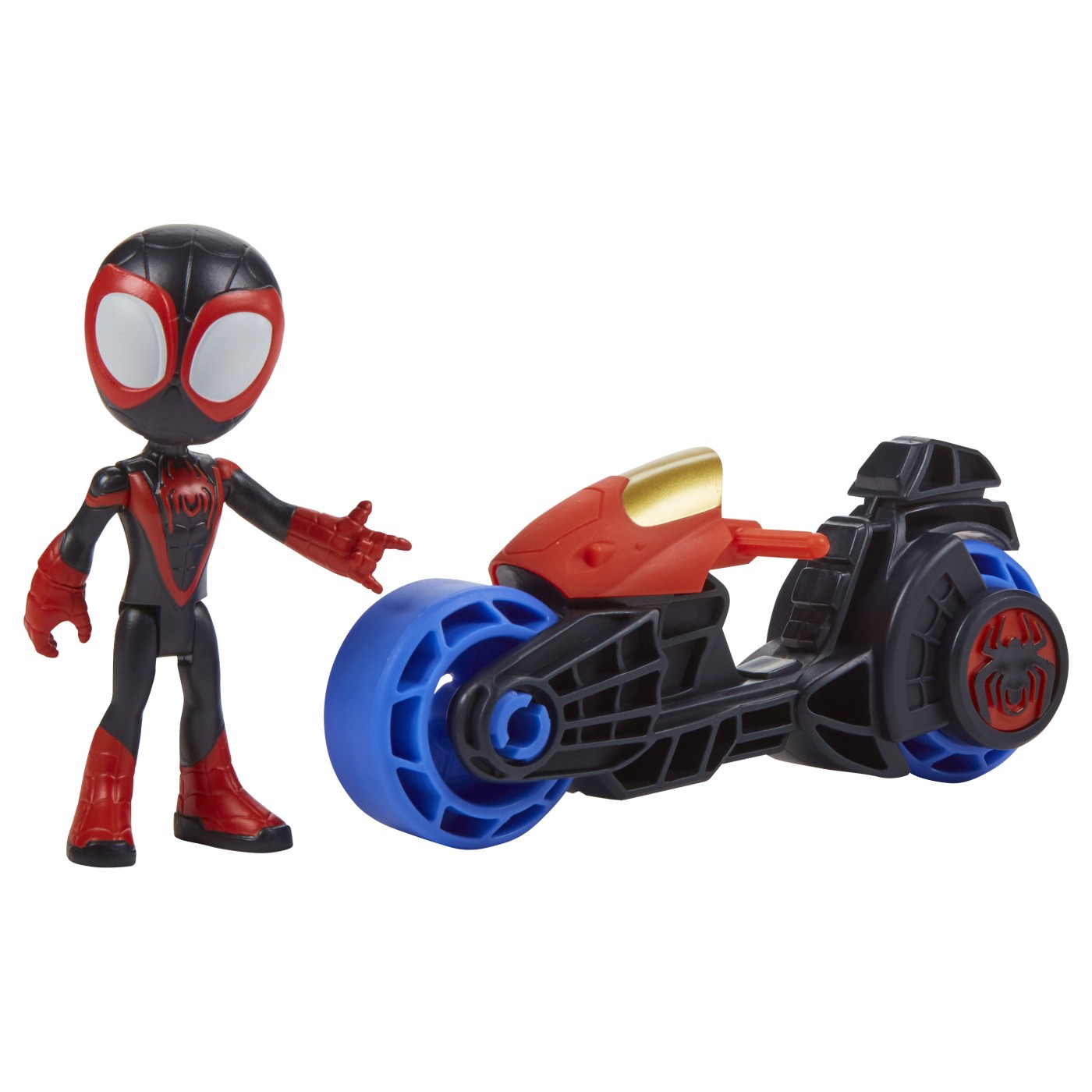 SET SPIDEY - Motocicleta si figurina Miles Morales 10cm