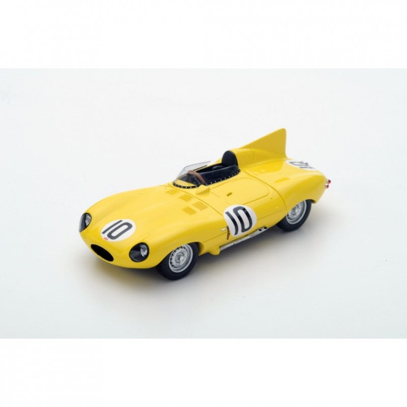 Jaguar D-Type 1955 #10 J.Claes si J.Swaters cu vitrina plexiglass - 1/43 Altaya