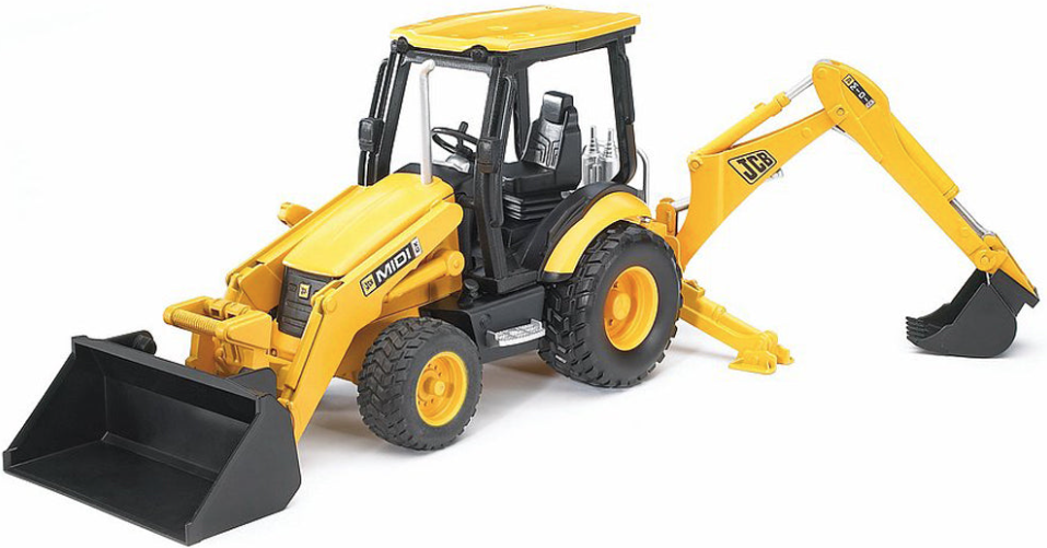 BRUDER 02427 - Buldoexcavator JCB MIDI CX